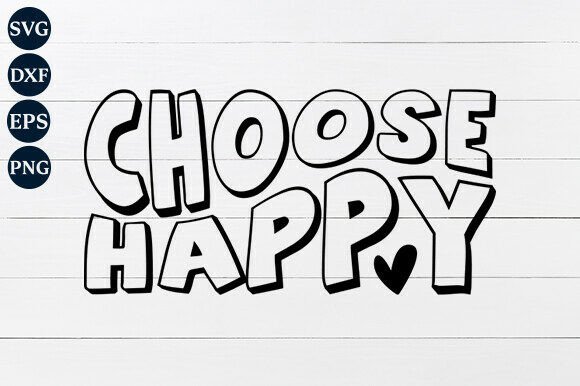 Choose Happy SVG PNG for Modern Branding