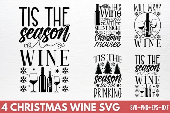 Christmas Wine SVG: A Graphic Designer’s Take