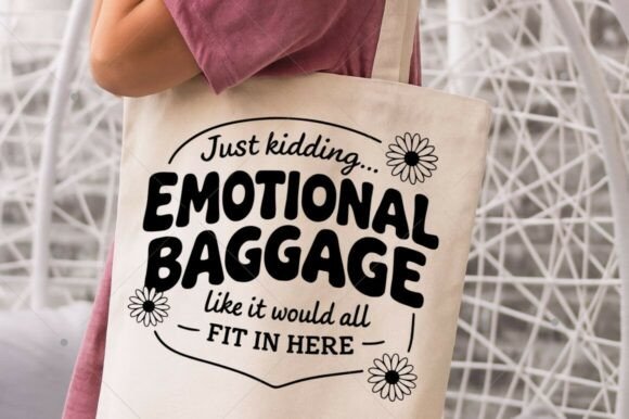 Emotional Baggage SVG for Graphic Designers
