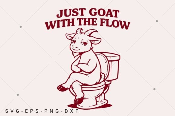 Fun Goat SVG for Crafts and Graphics