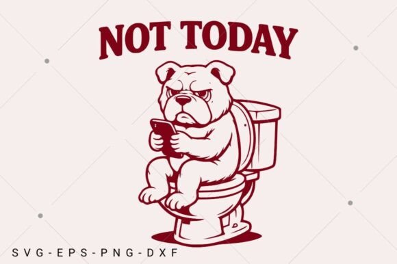 Funny Bulldog SVG for Crafts and Graphics