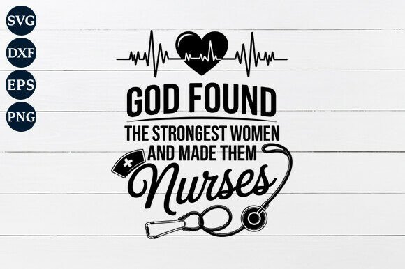 God Found the Strongest Women SVG