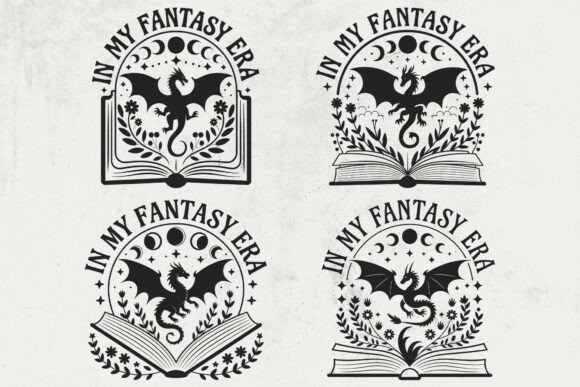 My Fantasy Era SVG PNG Fantasy Book Graphics