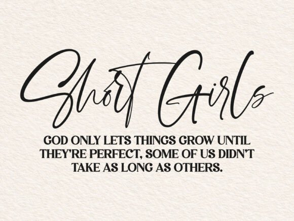 Short Girls Svg, Christian Svg: A Graphic Design Asset for Crafts and Branding