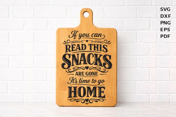 Snacks Are Gone SVG for Humorous Branding