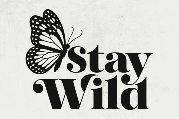 Stay Wild SVG: A Boho Graphic for Creative Branding