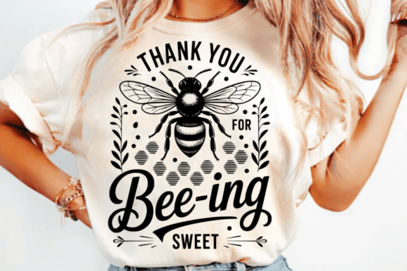 Thank You for Bee-ing Sweet SVG
