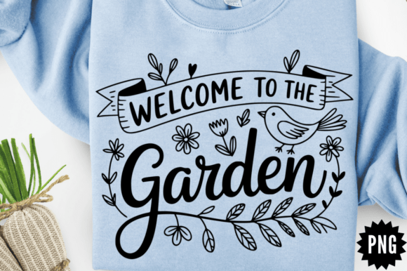 Welcome to the Garden Graphics for Crafts